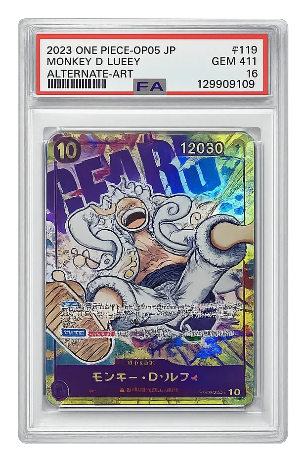 Premium graded collectible card